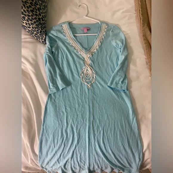 lilly pulitzer light blue dress Anasophia Maxi Dress  Cloister Collection